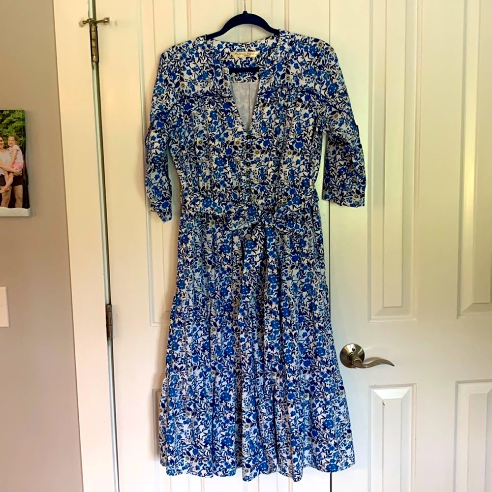 Fully lined cotton dress